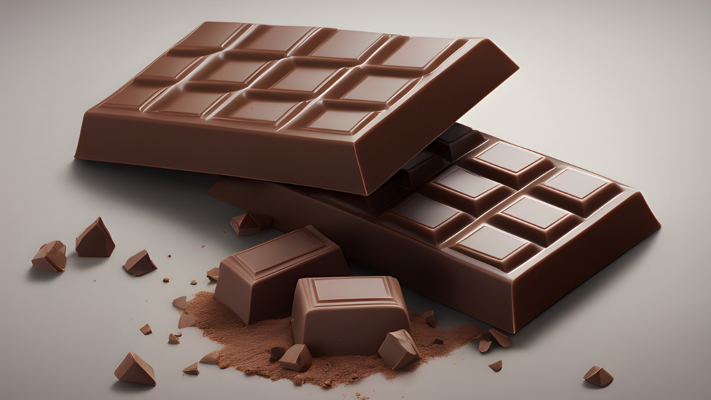 다이어트 중이라면, 최대한 당 함량이 적은 다크 초콜릿 추천!